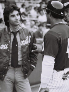 With Reggie Jackson